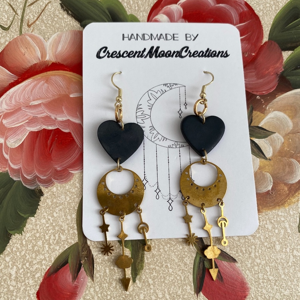 Heart earrings